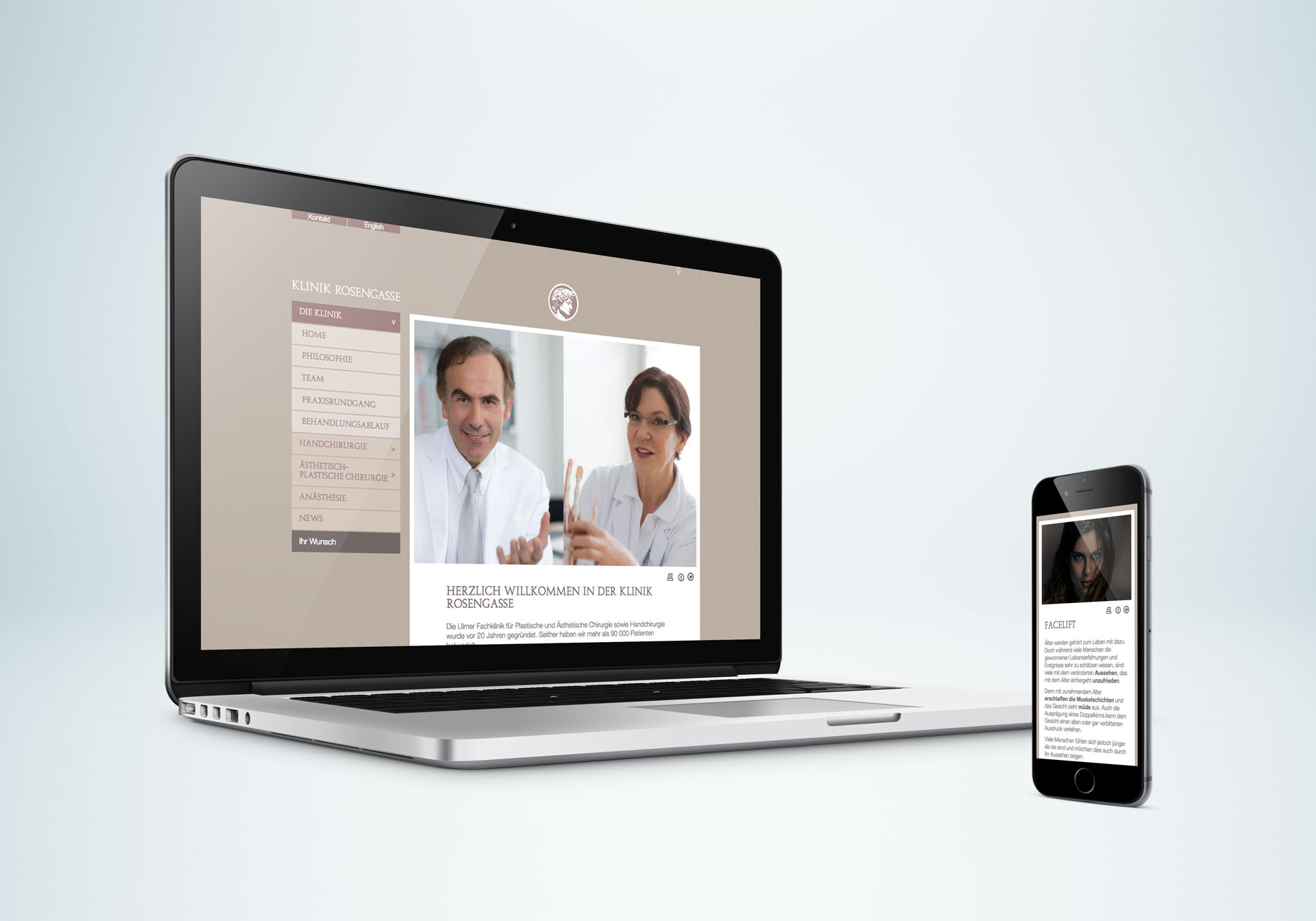 Klinik Rosengasse Website